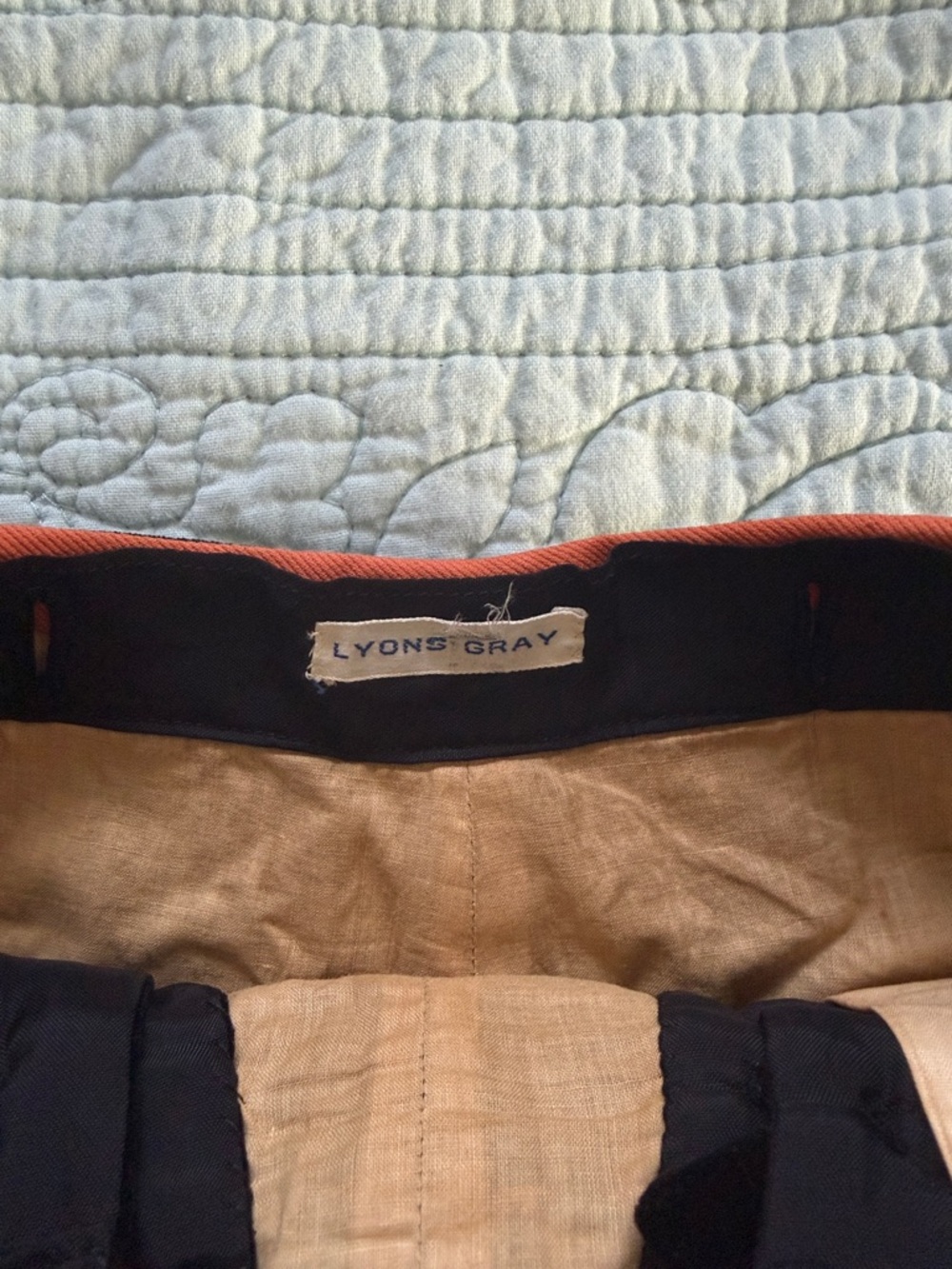 Vintage Lyons Gray Baby Bavarian Lederhosen with POCKETS - Picture 2 of 5